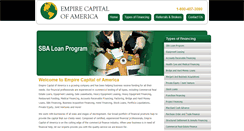 Desktop Screenshot of empirecapitalofamerica.com