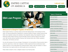 Tablet Screenshot of empirecapitalofamerica.com